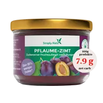 Slyvų džemas, be pridėtinio cukraus | Simply keto (230 g)