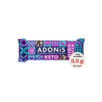 KETO lazdyno riešutų ir šokolado batonėlis | Adonis (45 g)