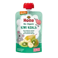 Ekologiška kriaušių, bananų ir kivių tyrelė, be pridėtinio cukraus | HOLLE (100 g)