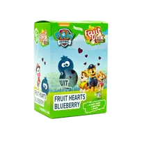 Paw Patrol mėlynių skonio vaisių širdelės, be pridėtinio cukraus | FruitFunk (5x16 g)