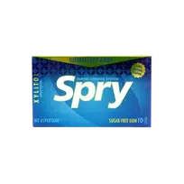 Kramtoma guma PEPPERMINT su ksilitoliu, be glitimo | SPRY (12 g)
