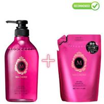 Shiseido MA CHERIE apimties suteikiantis šampūnas su gėlių vaisių kvapu 450ml + papildymas 380ml