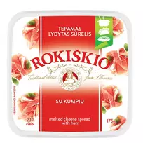 Lydytas sūrelis su kumpiu ROKIŠKIO 23% rieb., 175 g