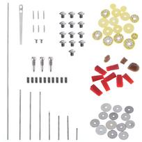 83vnt./komplektas Fleitos taisymo dalių rinkinys Pilnas įrankius Fleita Sound Hole Mat Pad Roller Sraigtai