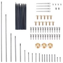 92vnt/part Saksofono remonto dalių rinkinys Raktų ritinėliai Varžtai Adata Pučiamųjų instrumentų remonto rinkinys