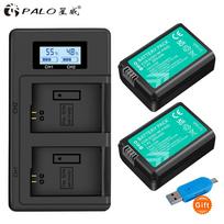 PALO 2000mAh NP-FW50 NP FW50 fotoaparato baterija, skirta Sony Alpha a6500 a6300 a6000 a5000 a3000 NEX-3 a7R