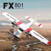FX801 lėktuvas Cessna 182 2,4 GHz 2CH RC lėktuvas orlaivis lauke balta