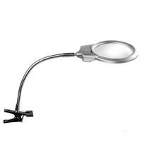 Lupe Schreibtischlampe Helle LED beuchtete Schwanenhalslupe mit Klemme įvairiaspalvis