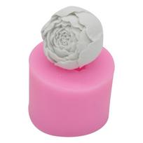 3D rozetė, silikoninis fondantas, šokoladinis pyragas, rankų darbo muilas, aromaterapinis gipso formavimas rožinė