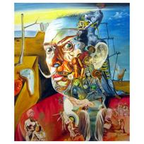 Viso gręžimo apvalus deimantinis siuvinėjimas 5D „pasidaryk pats“ deimantinis paveikslas Salvadoro Dali dygsnio kryžius 20X30CM