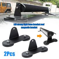 LED šviesos automobilio 2 vnt. stogo tvirto pagrindo tvirtinimo kronšteinas, magnetinis laikiklis