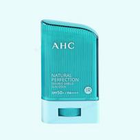 AHC Natural Perfection Double Shield saulės lazdelė SPF50+/PA++++ 22g (su patentuota UV IR blokavimo technologija / natūraliais ingredientais) (atsitiktinė spalva) blue