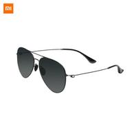 Xiaomi Mijia klasikiniai kvadratiniai saulės akiniai Pro TAC poliarizuoti lęšiai akiniai Retro šviesos rėmeliai be varžtų UV apsauga vyrams juoda