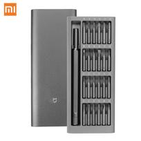 XIAOMI Mijia 24 in 1 universalus tikslus atsuktuvų rinkinys aliuminio S2 plieniniai remonto įrankiai, nešiojami juoda