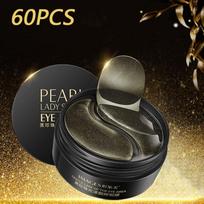 60 vnt. Black Pearl paakių kaukė kolageno gelis nuo raukšlių maitinamasis šviesinantis akių pleistras 60pcs