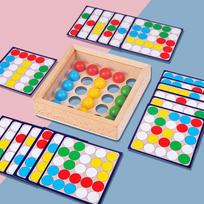 Kūdikių spalvų rūšiavimas 20 kortelių Montessori skaičiuojantis ankstyvojo mokymosi jutimo žaislas