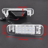 2 vnt automobilio galinis didelio ryškumo baltas LED valstybinio numerio žibintas, skirtas Kia Rio 2005-2011 Rio5 2006-2011 balta