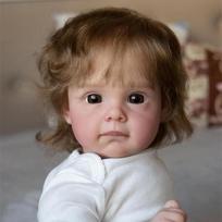NPK Lifelike Reborn Baby Dolls 60 cm Maggi Baby Reborn Girl Doll Gimtadienio dovanos prieš miegą Žaidimo draugas Toy not included