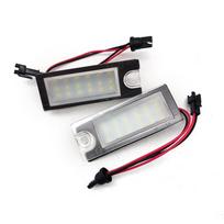 2 vnt automobilio valstybinio numerio apšvietimas 18 LED be klaidų, skirtas Volvo S80 V70 XC70 S60 XC90