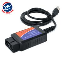 Automobilinis USB OBD2 automatinis skaitytuvas V1.5 OBDII OBD 2 II ELM327 sąsajos USB Super Obd skaitytuvas