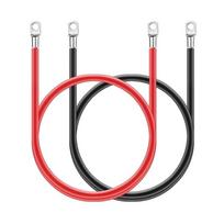 5AWG akumuliatoriaus jungties kabelio gnybtų rinkinys Maitinimo laidas grynos sinusinės bangos galia automobilio keitiklio baterijos įžeminimo laidas 12V 1 pora