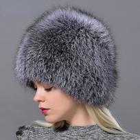Žieminė kepurė Kailinė kepurė Moteriška Lapė Megzta Beanie Skrybėlė balaklava Moteris Žieminė sniego kepurė Prabangios prekės ženklo kepurės gorro masculino LQ11177