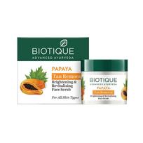 Veido šveitimas su Papaya: valo ir suvienodina odos atspalvį (75 g), Bio Papaya Scrub, Biotique 9.875