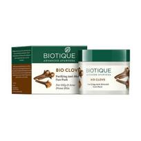 Veido kaukė su gvazdikėliais: anti-pigmentacija (75 g), Bio gvazdikėlių veido pakuotė, Biotique 9.625