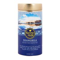 Baltoji arbata Sidabrinės adatos (25 g), Shangrila, Karma virdulys