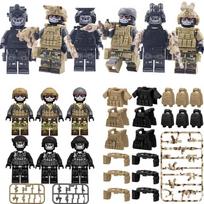 Kariniai ginklai Kamufliažas vaiduoklis Specialioji pajėgų kareivis SWAT taktinė liemenė Priedai Minifigūrėlės Dalys Statybinės plytos Žaislai