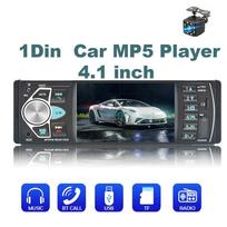 Icreative 4022D 4,1 colio automobilio radijas 1Din FM Bluetooth vairas nuotolinio valdymo pultas Išmani dinaminė atbulinės eigos kamera MP5