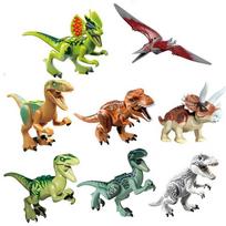 YG77001 Dinozauras Pterozauras Triceratops Tyrannosaurus Rex Minifigūrėlė Vaikai, renkantys galvosūkius statybinių blokelių žaislai