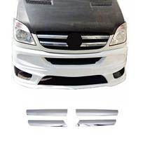 Chromuotos priekinės grotelės, skirtos Sprinter W906 Išorinis priedas nerūdijančio plieno modifikacija Sprinter priekiniam buferiui 2006–2012 m.