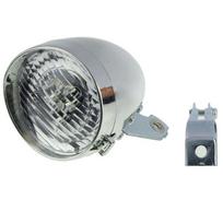 (Kung Pao vištiena)Retro dviračio dviračio priedas priekinio žibinto laikiklis Vintage 3LED priekinis žibintas One size