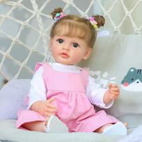 55 cm Viso kūno minkšto silikono vinilo lėlė Reborn Toddler Betty Lifelike Soft Touch vandeniui atspari princesė Reborn lėlė mergaitėms