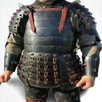 Viduramžių riterio kario japonų šarvai su pusakiu kūno su „Cuirass Pauldron Bracers“ geriausios dovanos
