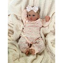 48 cm Reborn Baby Doll Meadow Minkšto kūno rankų darbo 3D oda su Visbile Veins Kolekcinė meno lėlė Kalėdų dovana