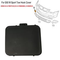 Skirta BMW E60 M sportinei apdailai – priekinio buferio vilkimo kablio dangtelio OE# 51117897210