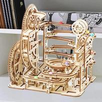 3D medinė dėlionė. Mechaniniai galvosūkiai, patys surenkami žaislai, mokomieji žaislai, modelių pastatymas vaikams Dovana suaugusiems gelsvai ruda