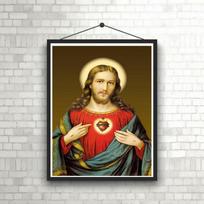 5D „pasidaryk pats“ deimantinis paveikslas Jėzaus kryžiaus dygsnio rinkinys Mozaikinis deimantinis siuvinėjimas Viso apvalaus kvadrato gręžtuvas Namų dekoravimas Round 30x40cm