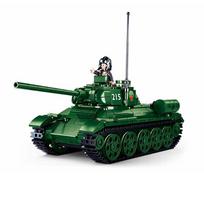 Klasikinės Antrojo pasaulinio karo karinės technikos transporto priemonės 215 tankų komplektas armijos karo ginklo modelis šarvuotas automobilis statybinis blokas vaikams žaislai berniukų dovanos No Box