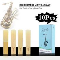 10 vnt Bb tenorinis saksofonas Sax Bamboo Reeds Stiprumas Strength 2.5