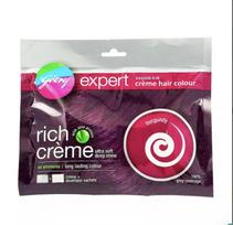 Kreminiai plaukų dažai, bordo (40 g), Expert Creme Hair Color Burgundy, Godrej