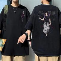 Anime Jujutsu Kaisen Fushiguro Toji Aesthetic Graphic Marškinėliai Unisex Oversized marškinėliai trumpomis rankovėmis Vyriški Unisexga Streetwear marškinėliai L