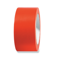 PVC juosta CE, oranžinės sp. 0,050 x 33m