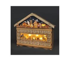 Brilagi - LED Advento kalendorius LED/2xAA pušis