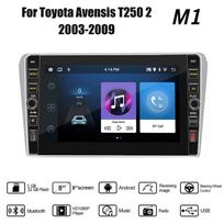 8 colių Toyota Avensis T250 2 2003-2009 Su mygtuko rankenėle Android automobilinis radijas Multimedijos grotuvas Navigacija Stereo GPS 2 Din 1+32GB 1+32GB