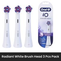 „Oral B iO“ serijos spinduliuojančios baltos šepetėlių galvutės poliravimas pašalina dantų dėmes ir dantų apnašas. Su „Oral B iO 5/7/8/9“ serija balta