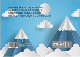 Dvipusis spalvotas kartonas , A4, 8 lapai, DDPSMA4771459696989