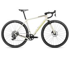 Orbea TERRA M31eTEAM 1X Ivory White-Spicy Lime (Gloss) - gravel dviratis